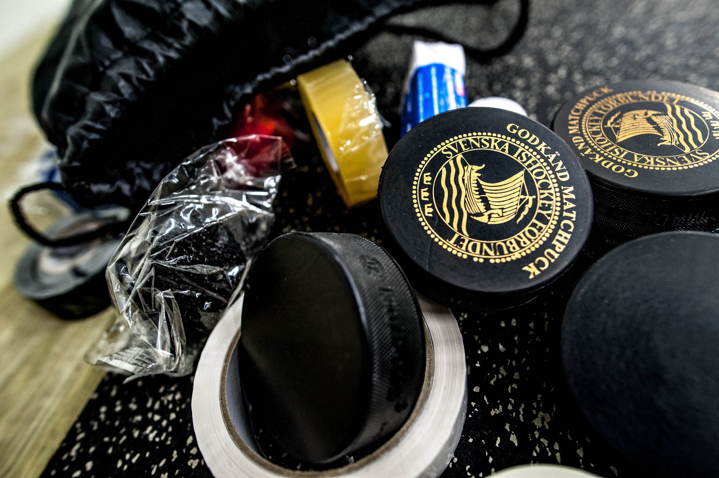 Matchpuck Hockey – klebefrei mit Spielaufdruck