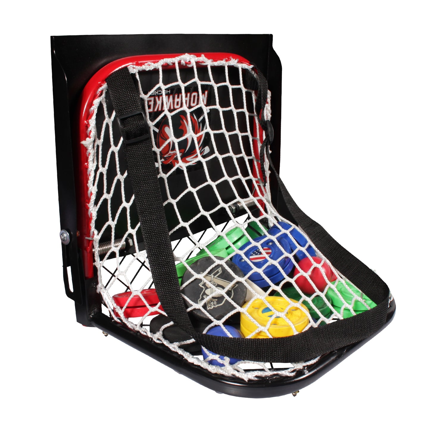 Puck Catcher Hockey – Zielscheibe & Puckbehälter mit Rampe