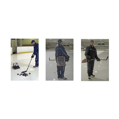 Puck Catcher Hockey – Zielscheibe & Puckbehälter mit Rampe