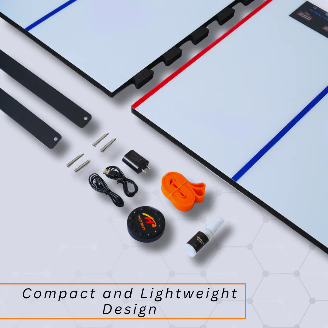 Schussplatte Digital Hockey Mini – Interaktives Training für Puckkontrolle und Timing